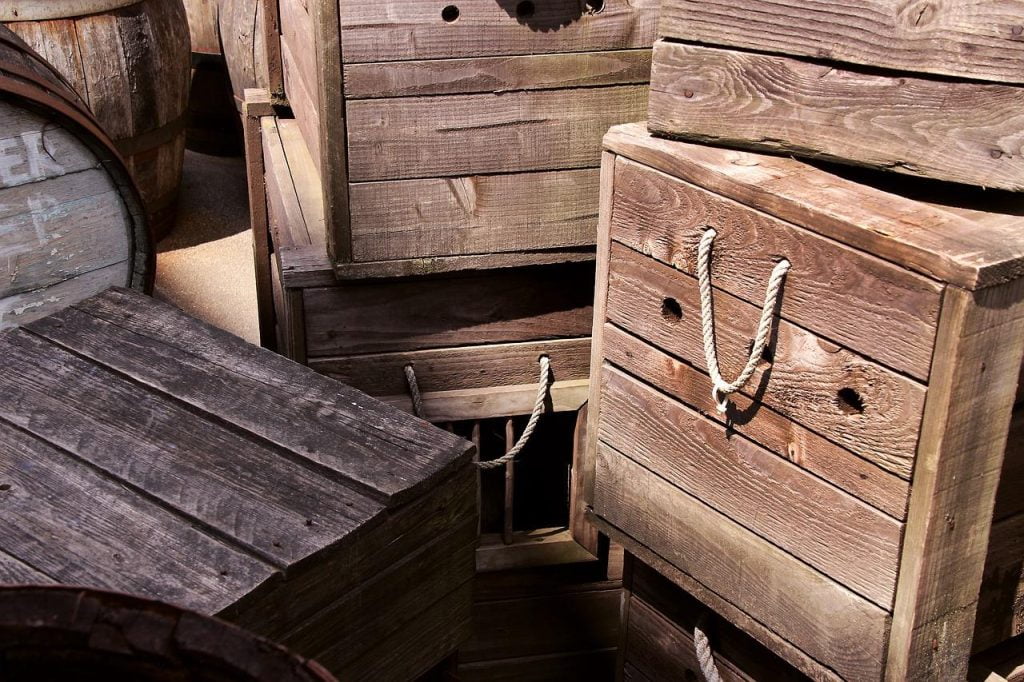 houten doos in Amersfoort