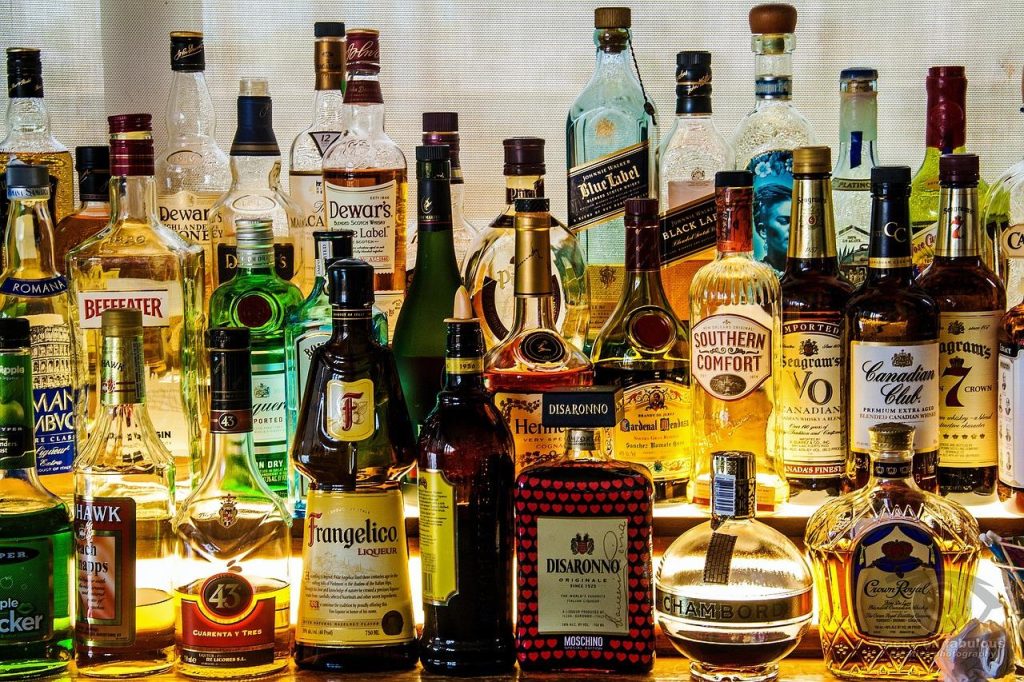 Veel drankflessen in Amersfoort