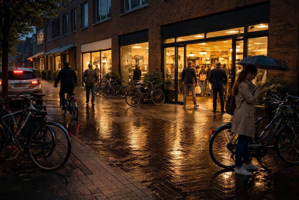 Drukke zaterdagmiddag