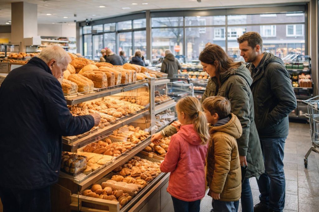 Zondagmiddag winkelen met het gezin